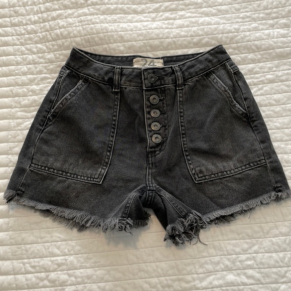 High rise free people shorts - Picture 1 of 3